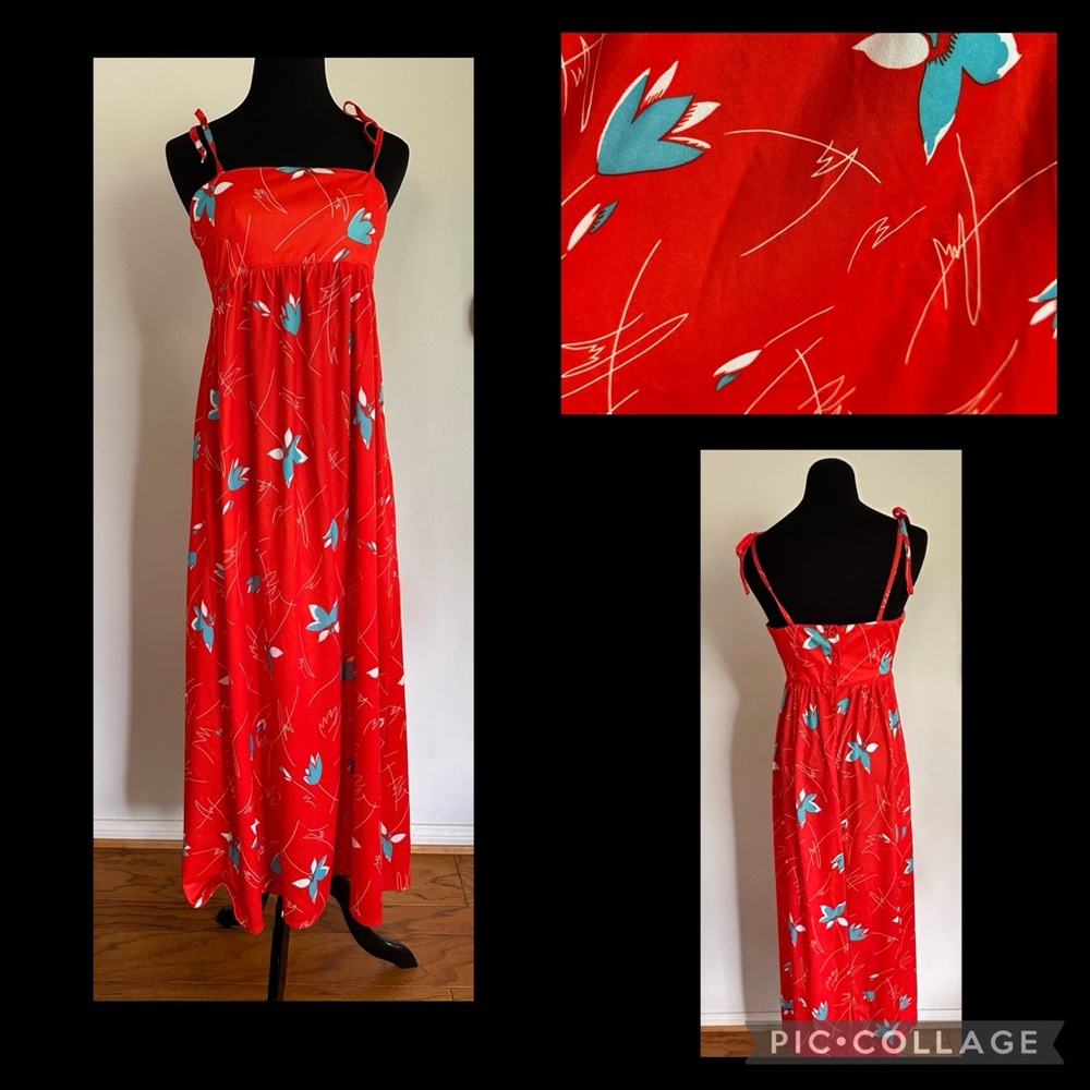 VINTAGE 1970s Saks fifth avenue maxi dress